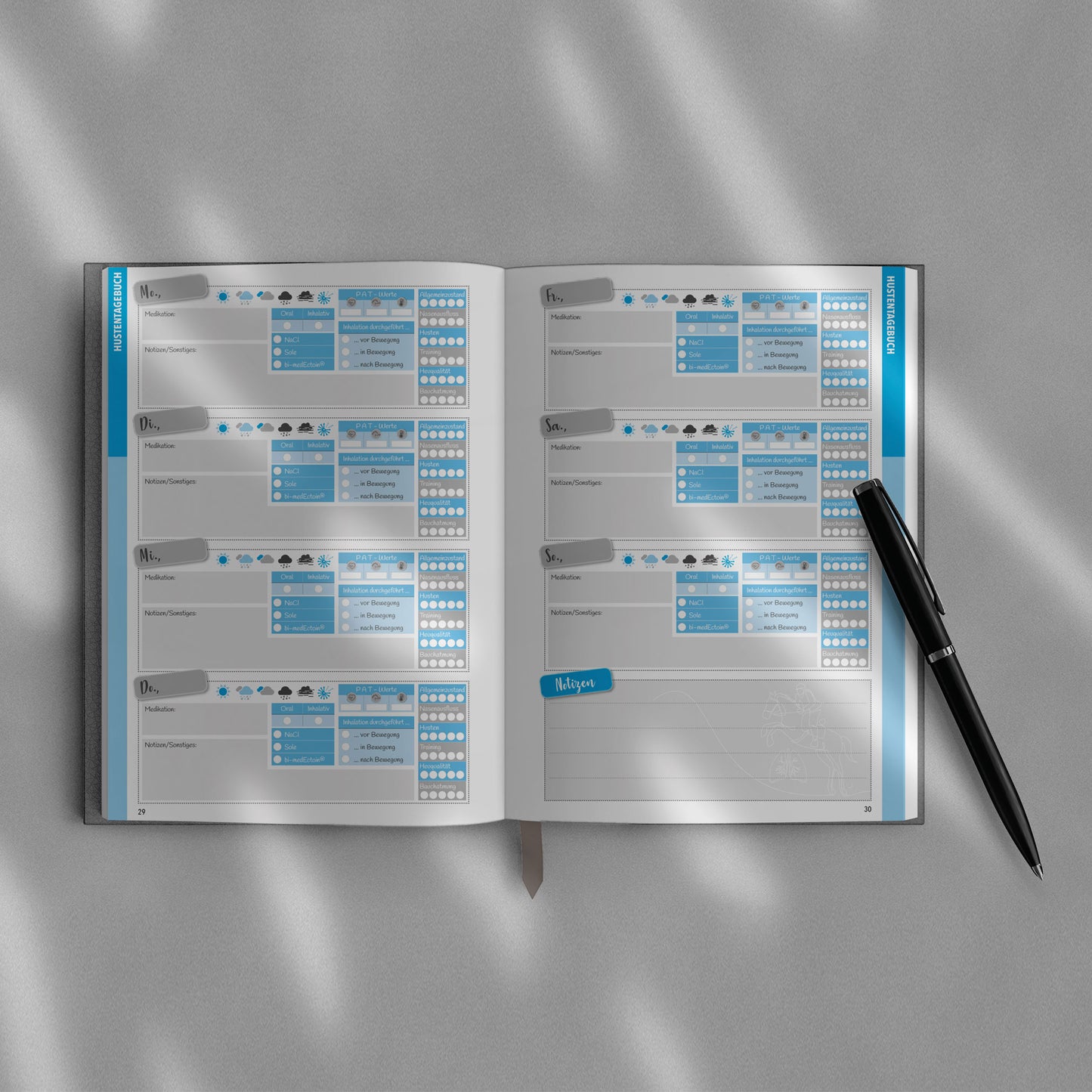 My cough diary